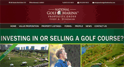 Desktop Screenshot of golfcourseandmarinasales.com