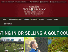 Tablet Screenshot of golfcourseandmarinasales.com